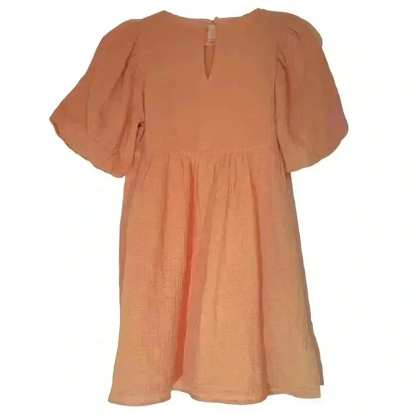 Small MABLE Renee Puff Sleeve Babydoll Dress - Picture 5 of 7